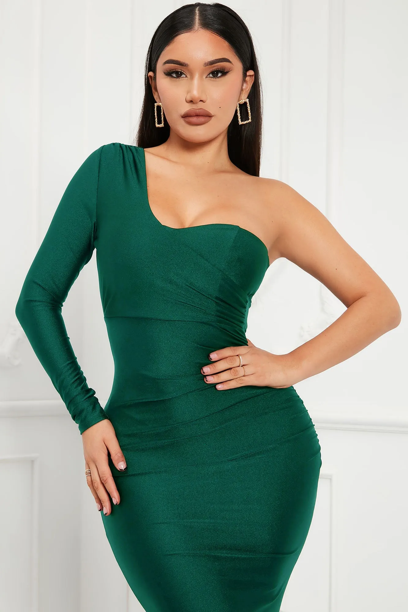 A Forever Love Maxi Dress - Hunter