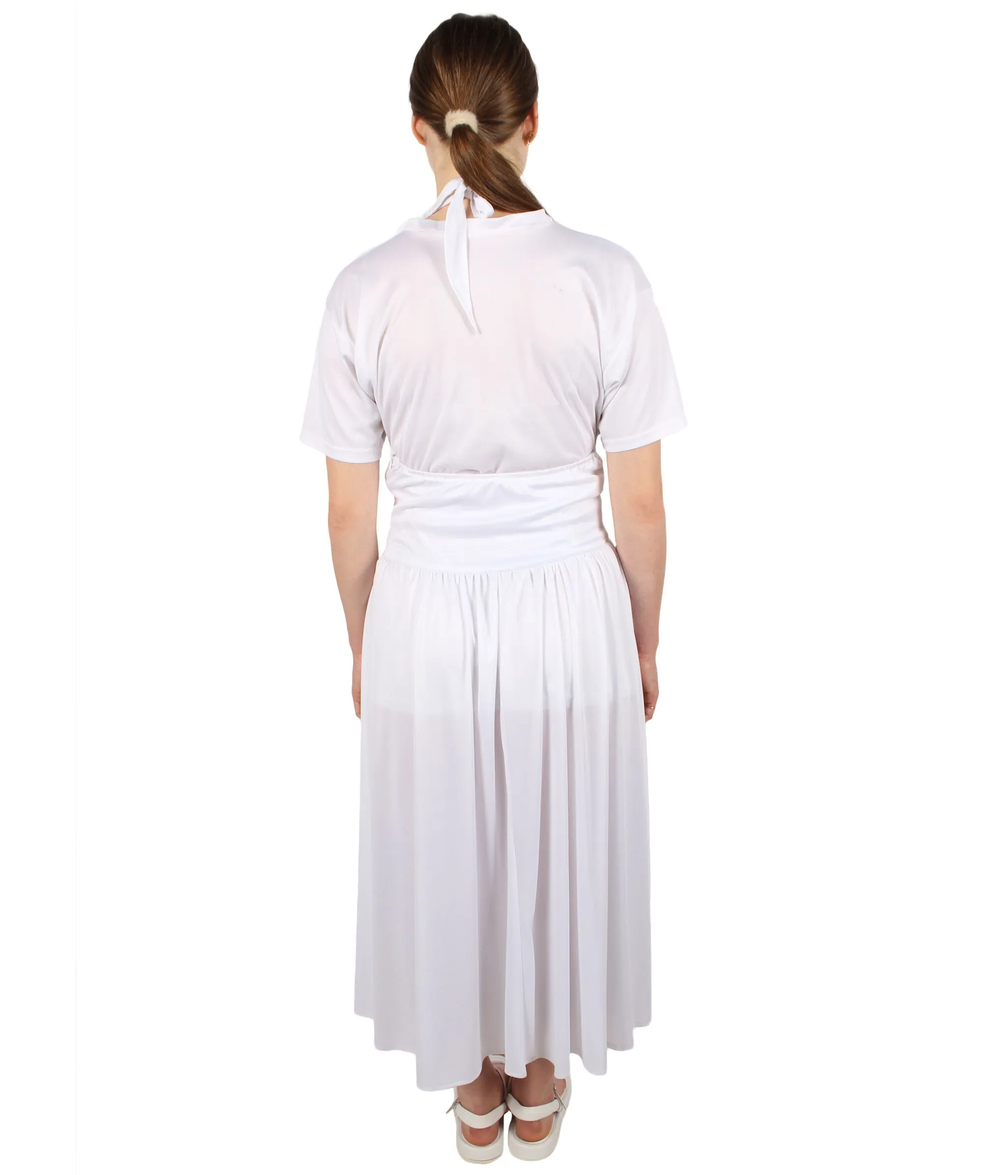 Adult Women’s 50's Hollywood Sex Symbol White Ivory Cocktail Dress | Multiple Size Options