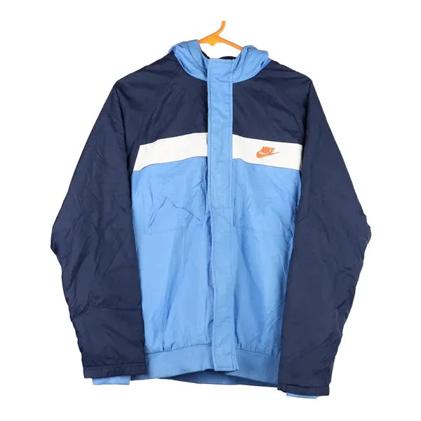 Age 14-16 Nike Jacket - XL Blue Nylon