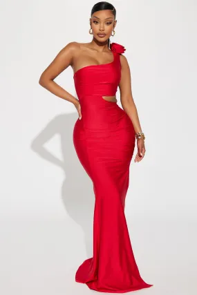 Alexandria Maxi Dress - Red