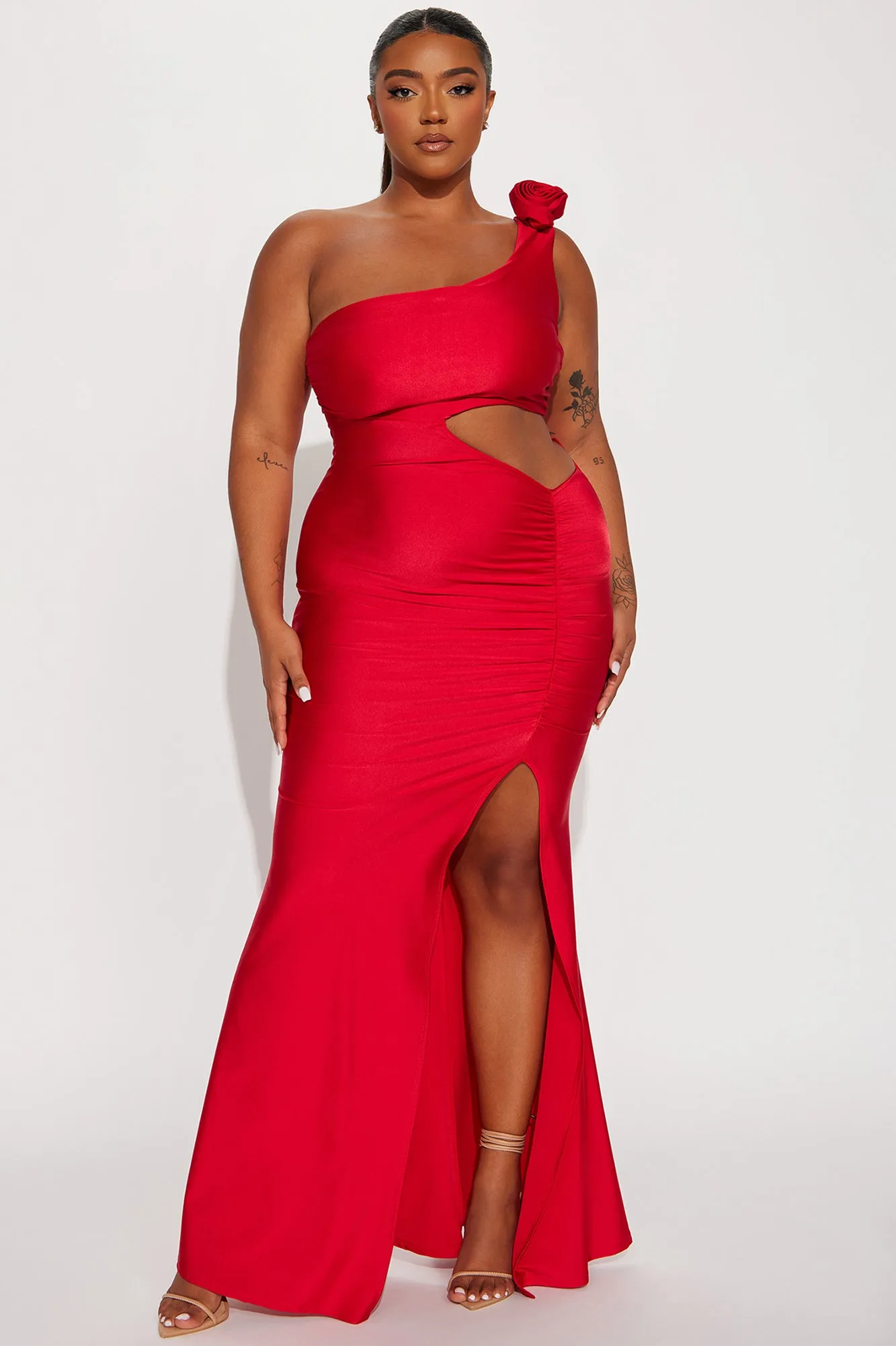 Alexandria Maxi Dress - Red