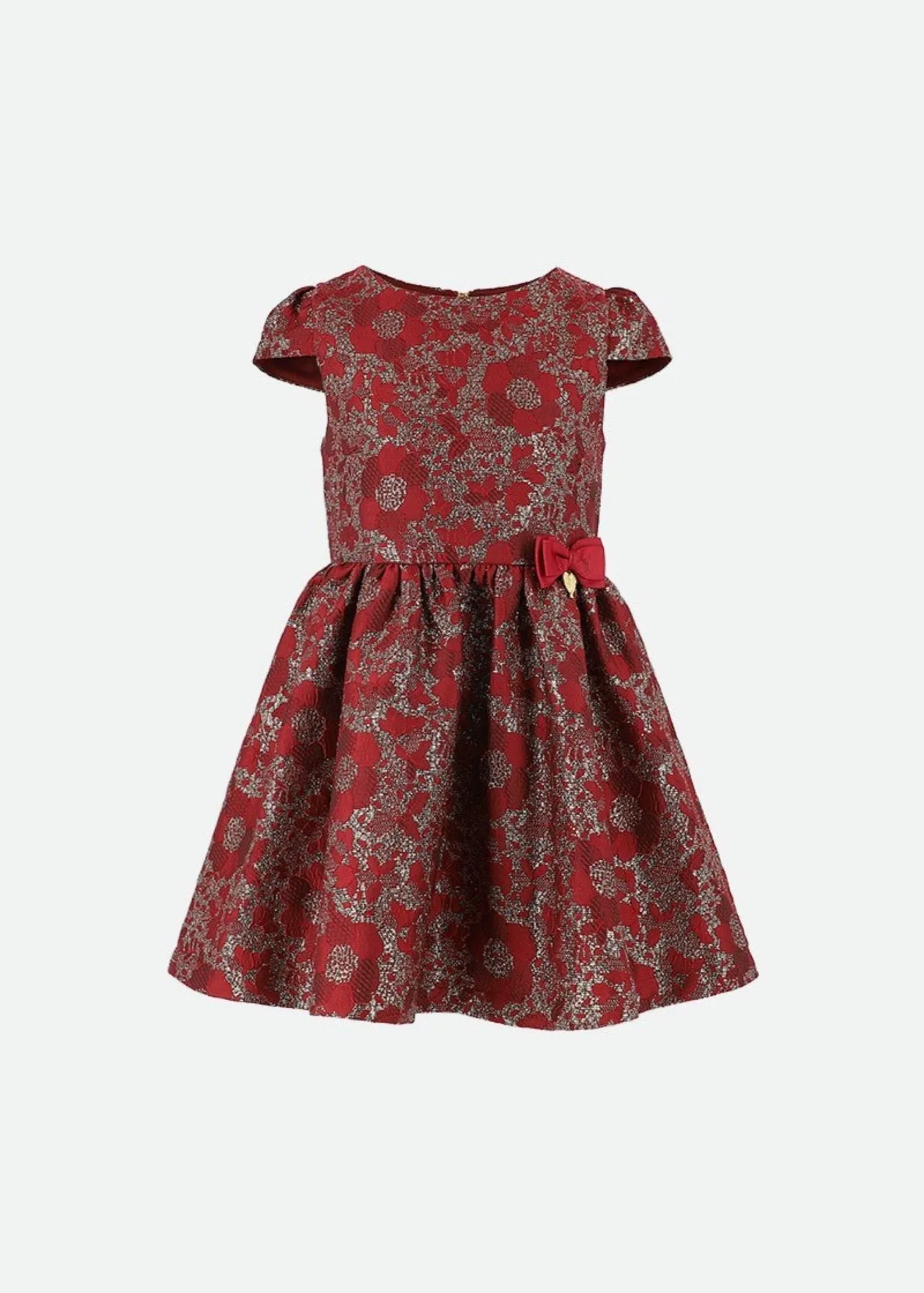 Angel's Face Girls Bridget Tibetan Red Dress