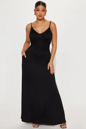 Beachy Gal Maxi Dress - Black