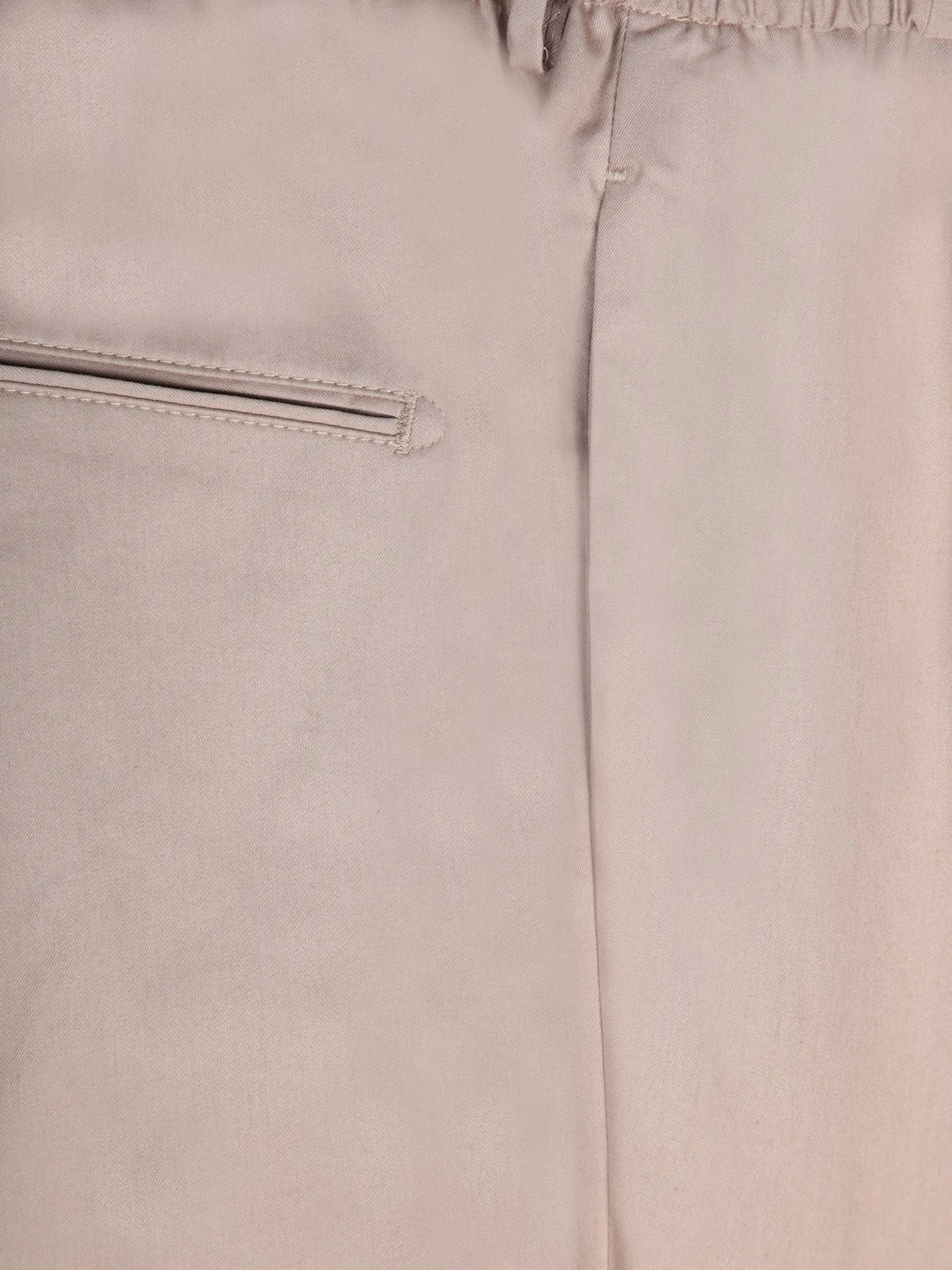 Beige Cotton Suit