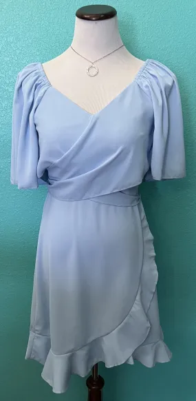 Blue Wrap Dress