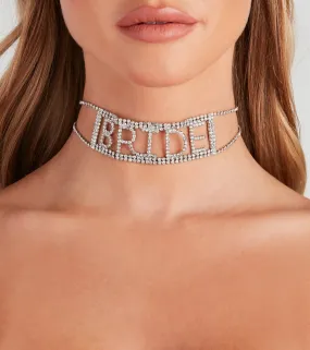 Bride Rhinestone Choker