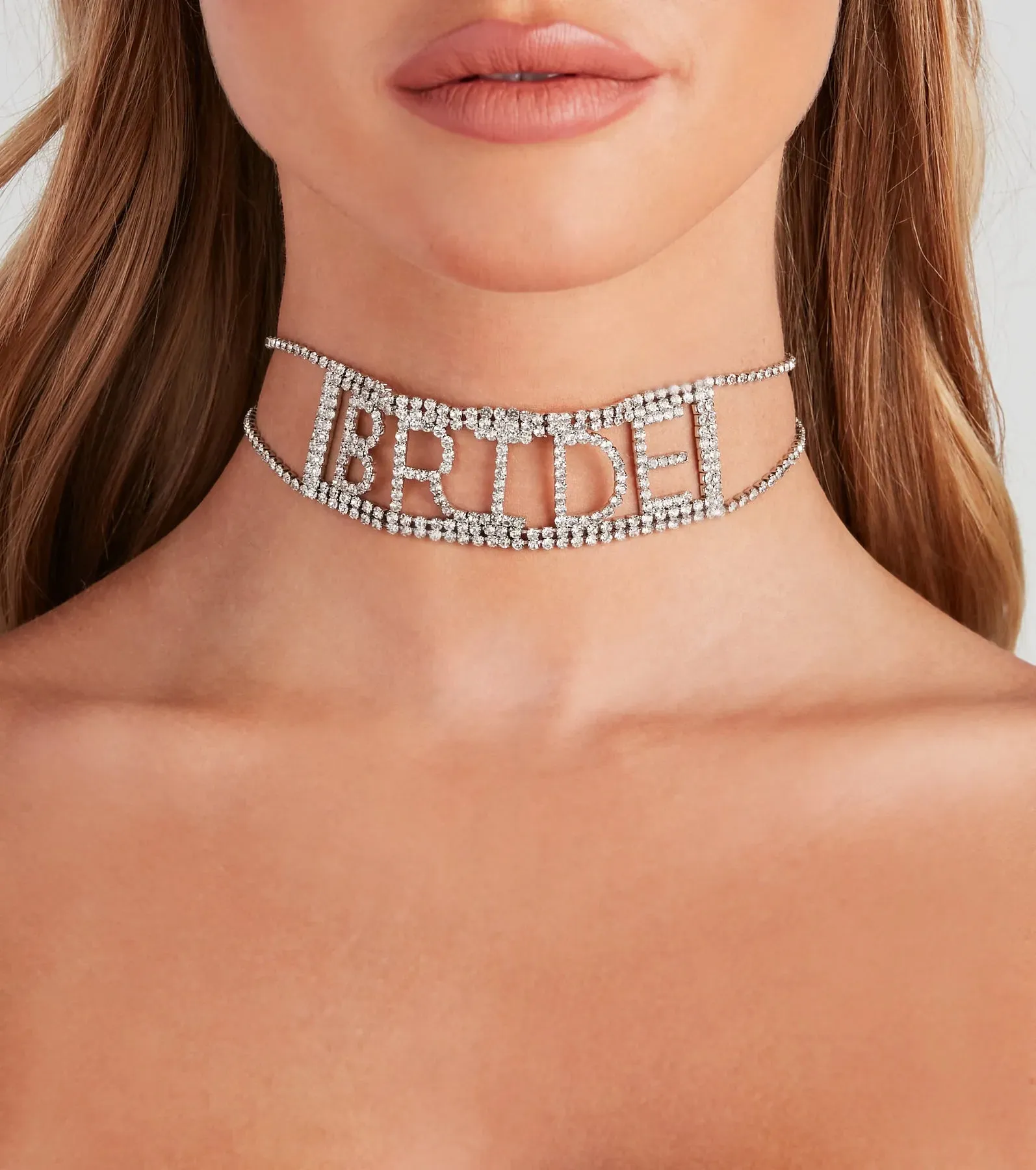 Bride Rhinestone Choker
