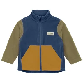 Color Kids Vintage Indigo Baby Fleece Jacket