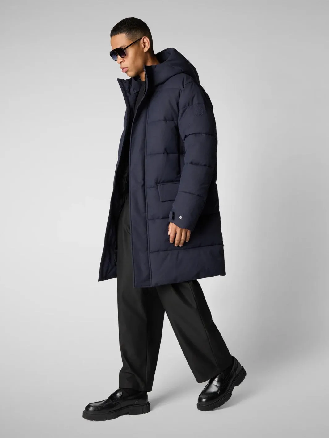 COSMO HOODED PUFFER JACKET Marine