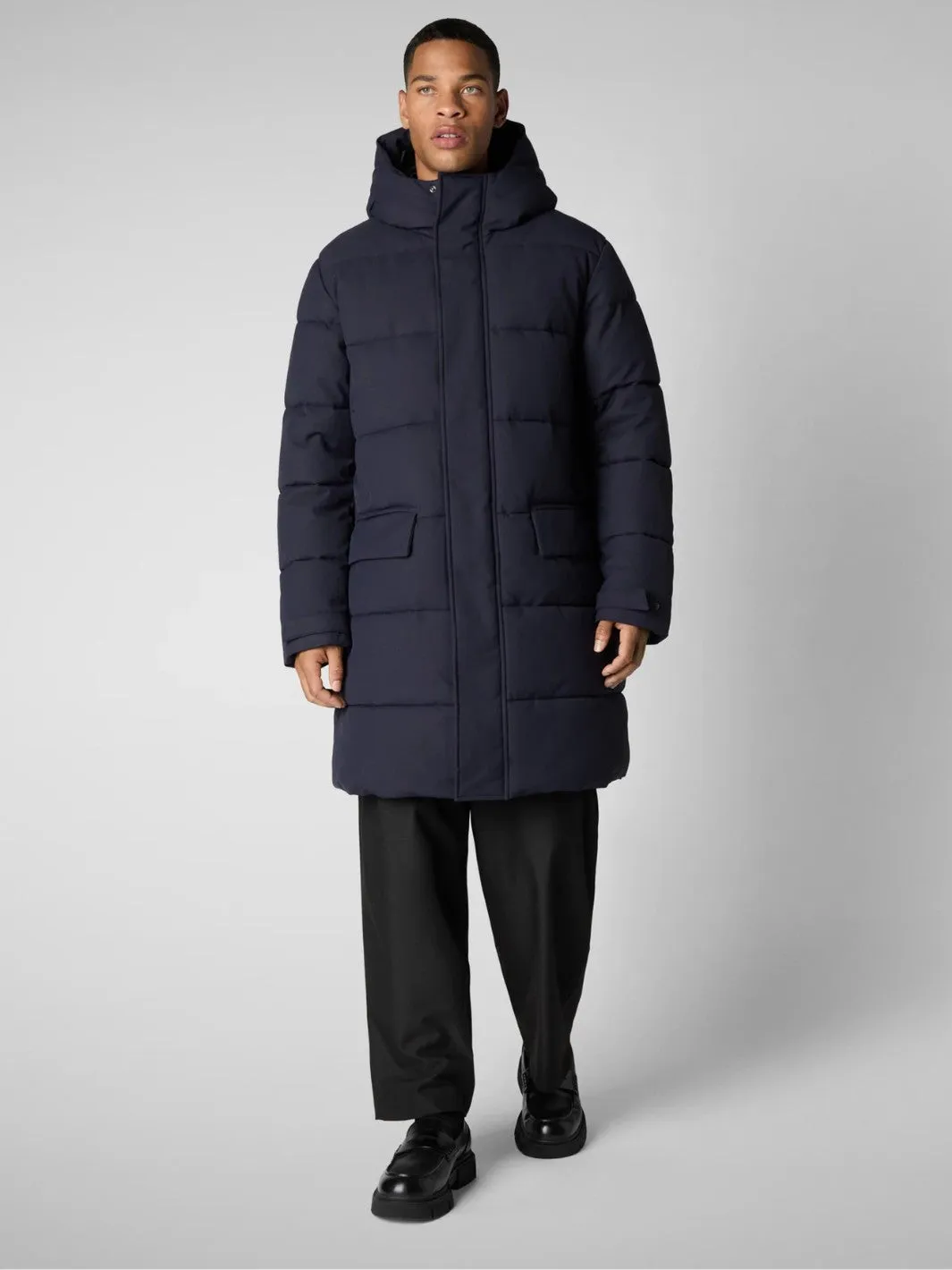 COSMO HOODED PUFFER JACKET Marine