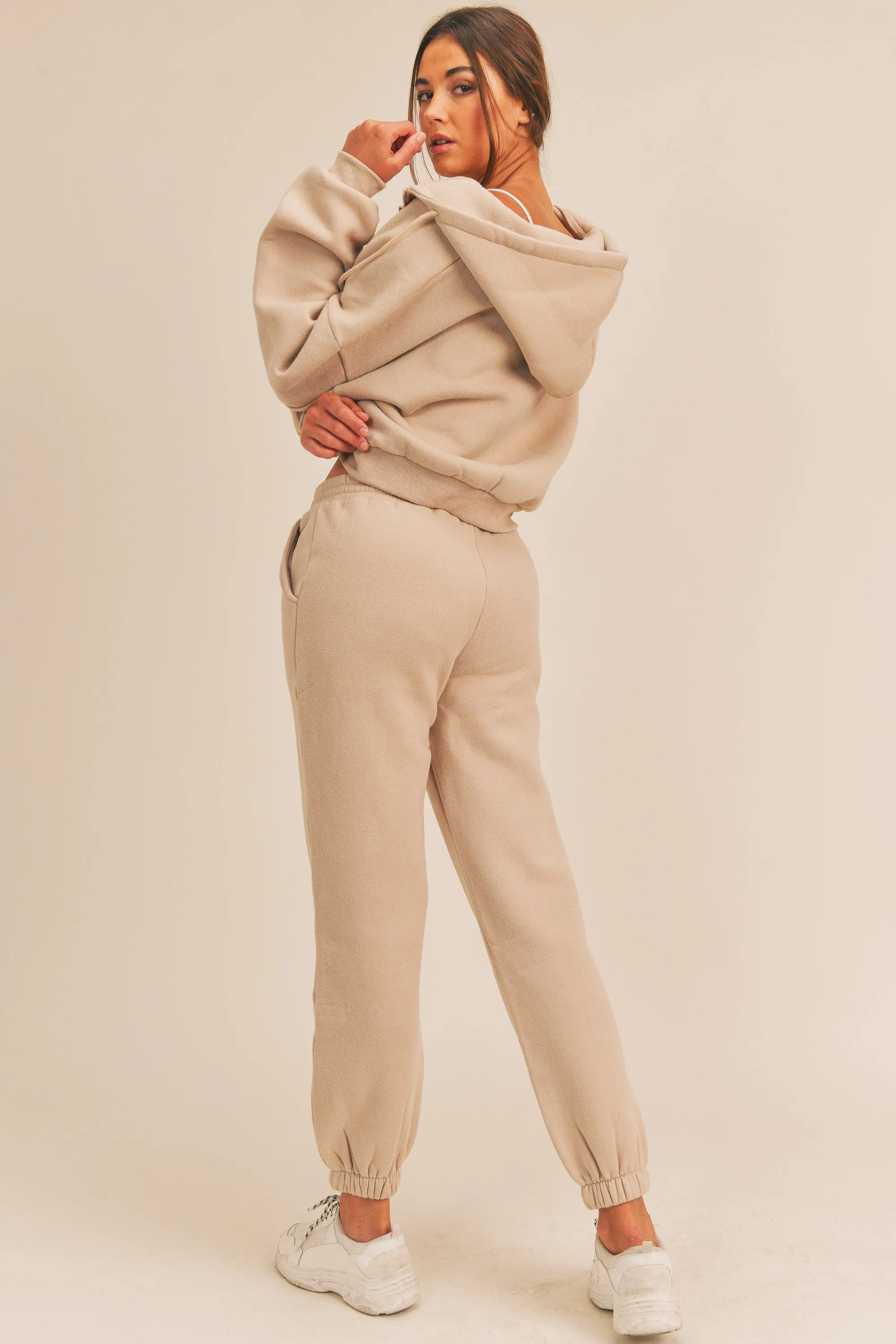 DELILAH HOODED JACKET AND PANTS SET