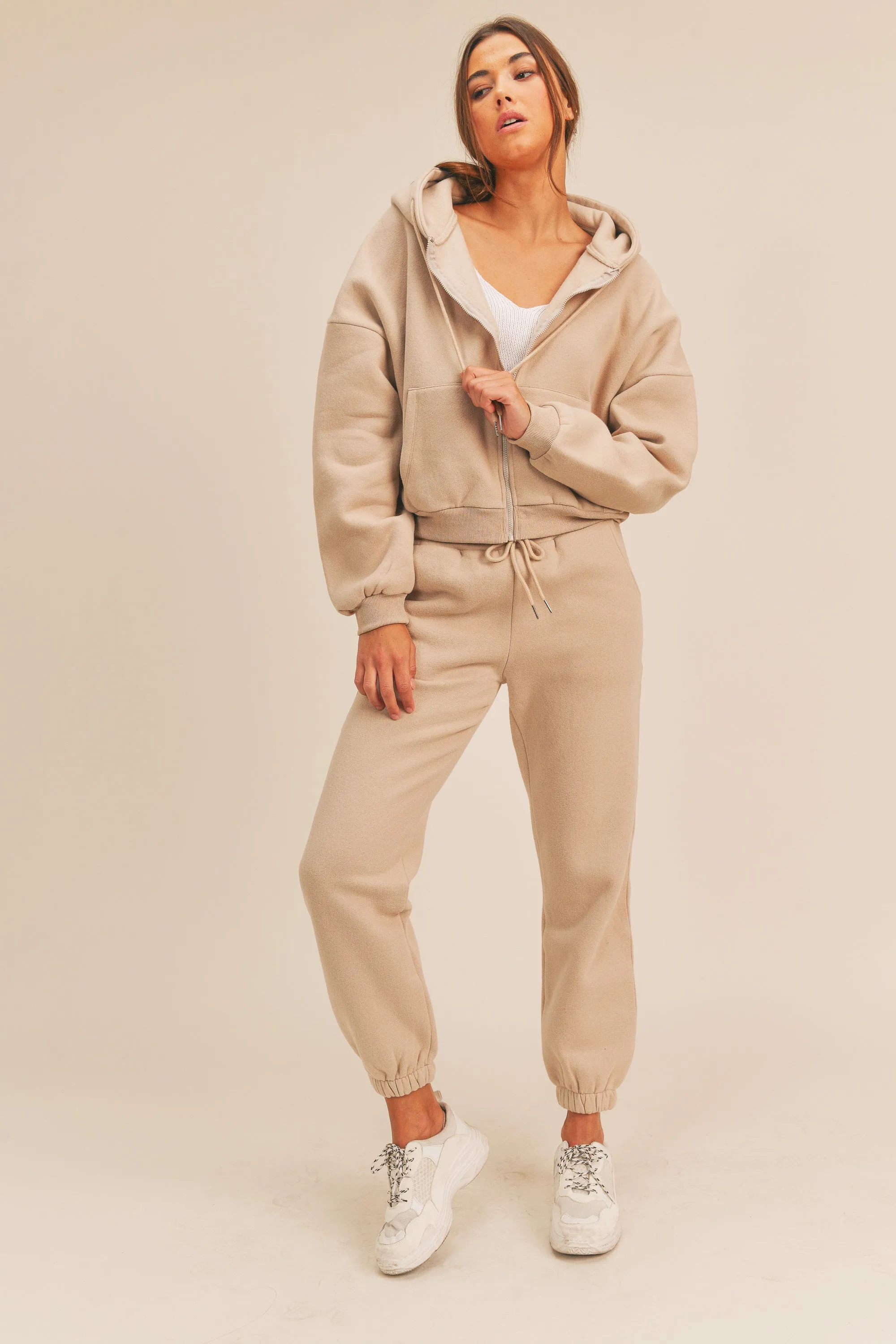 DELILAH HOODED JACKET AND PANTS SET
