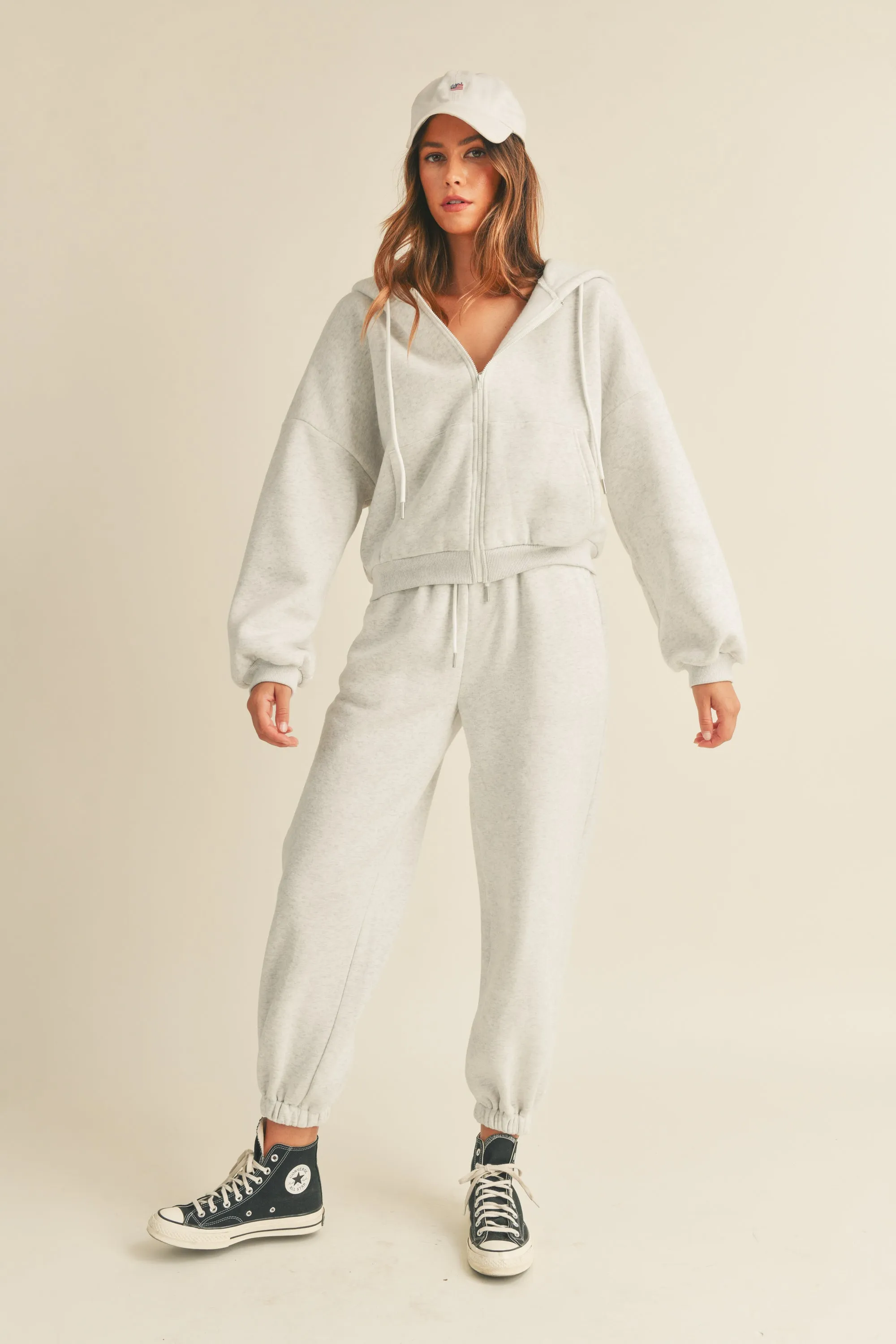 DELILAH HOODED JACKET AND PANTS SET