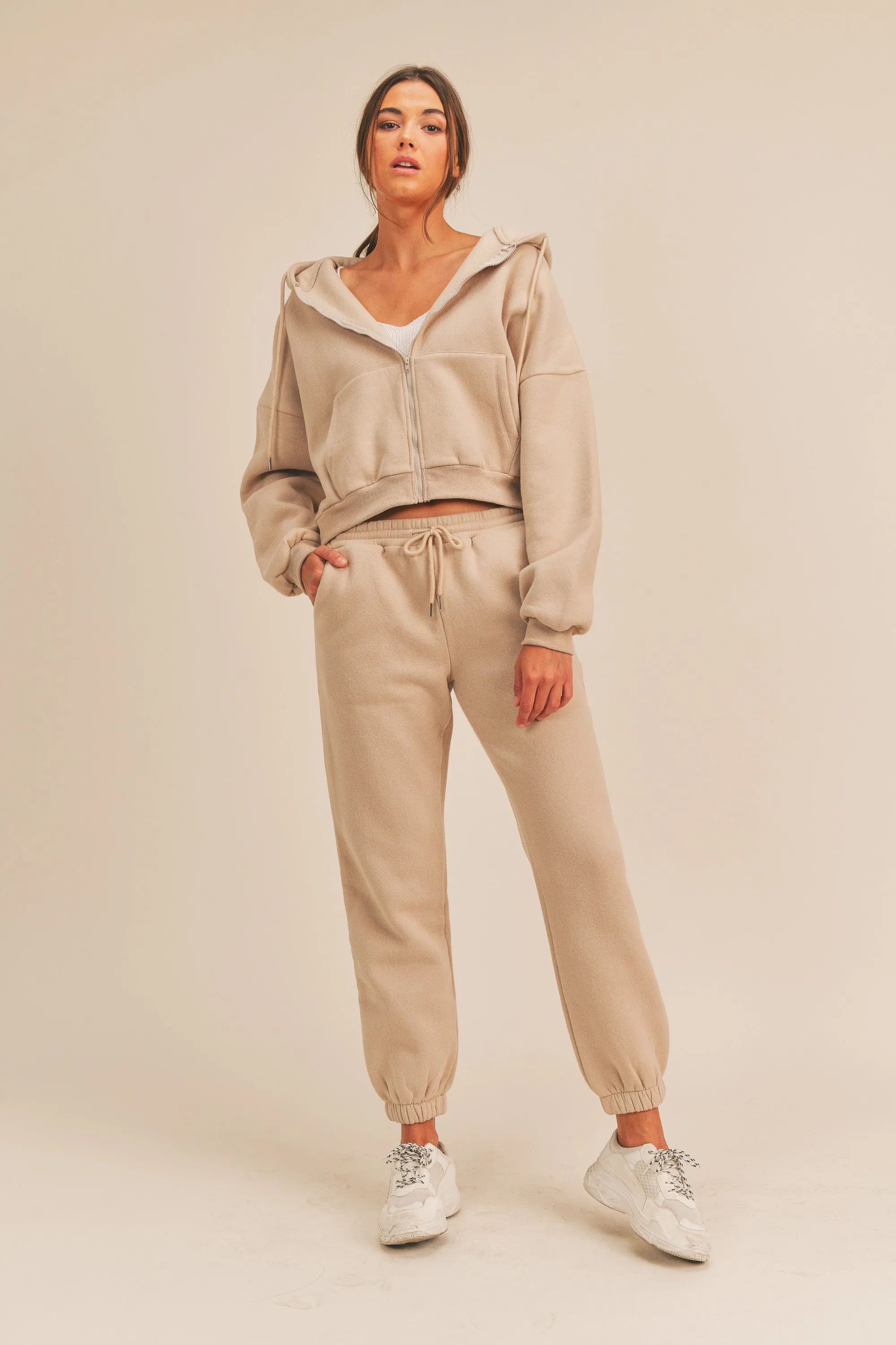 DELILAH HOODED JACKET AND PANTS SET