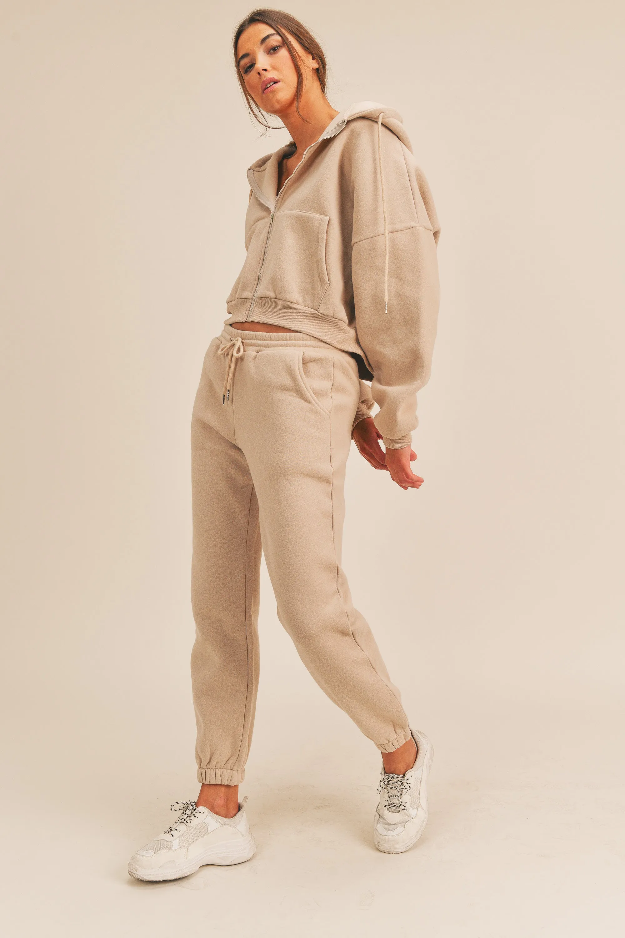 DELILAH HOODED JACKET AND PANTS SET