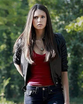 Elena Gilbert The Vampire Diaries Leather Jacket