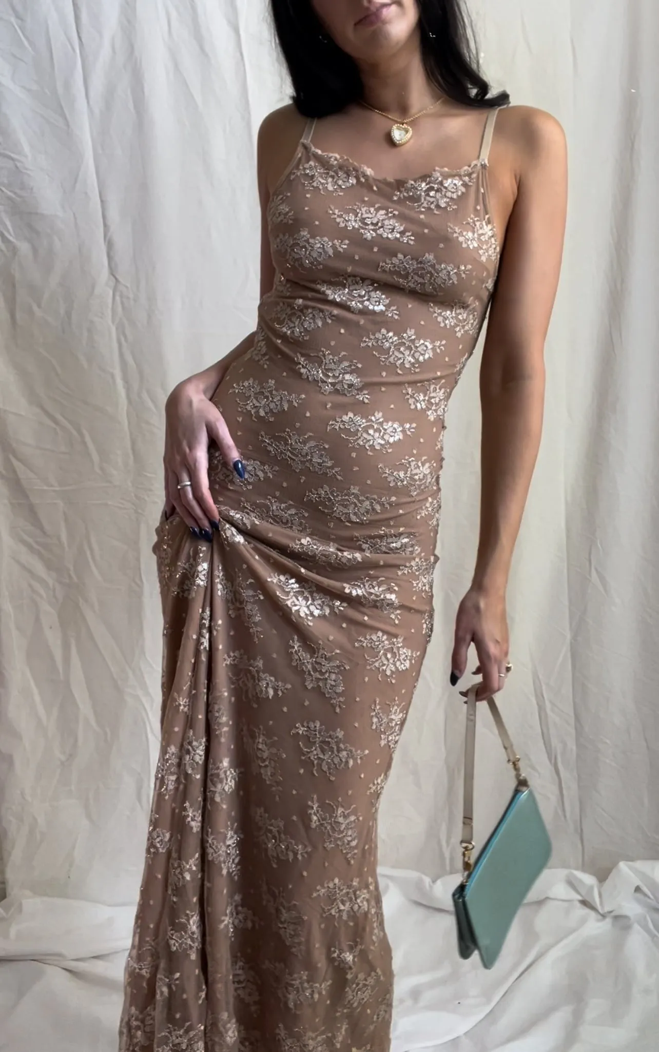 Frosted Lace Dress