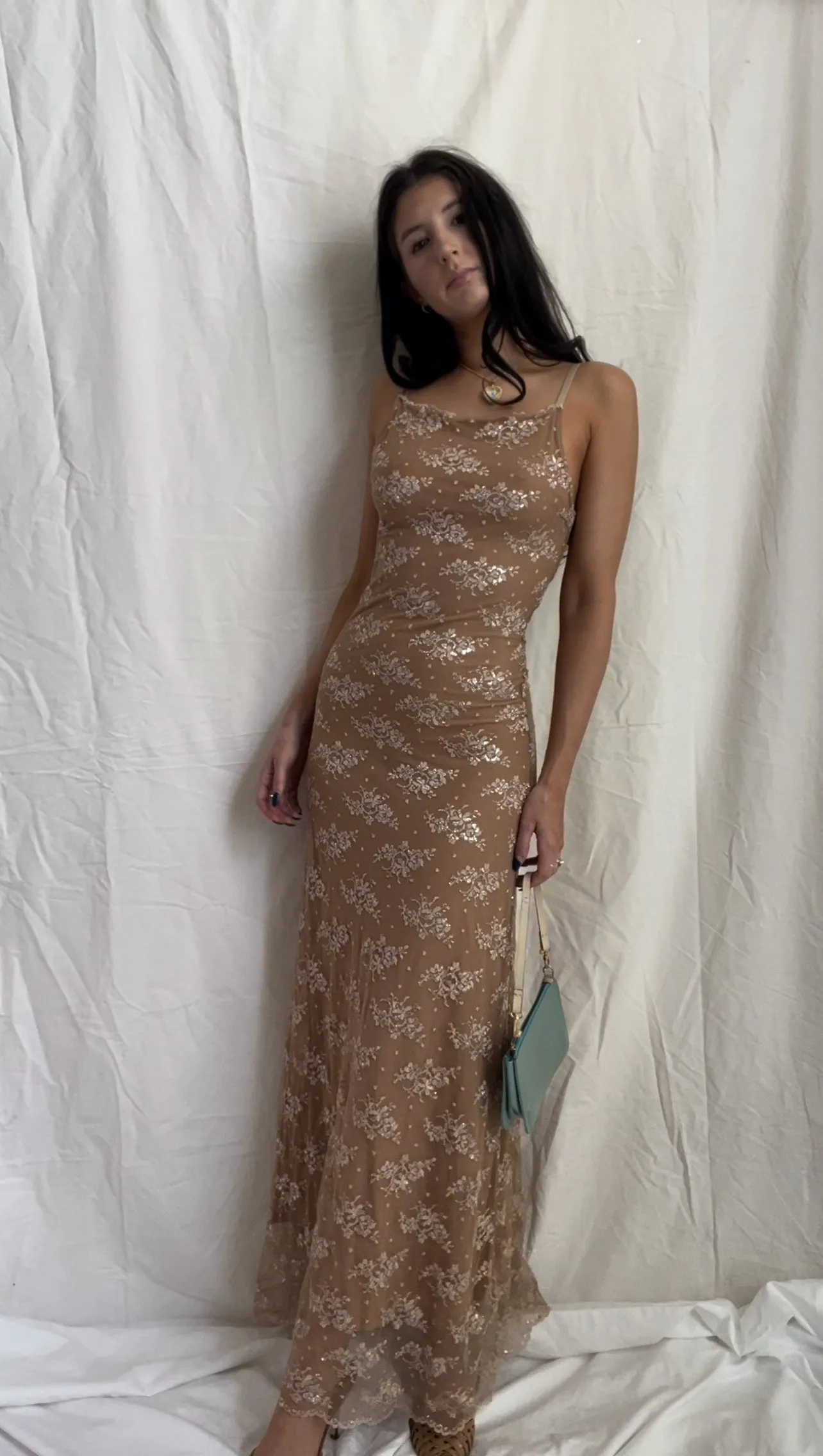 Frosted Lace Dress