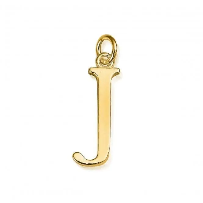 Gold Iconic Initial J Necklace GNCC4041J