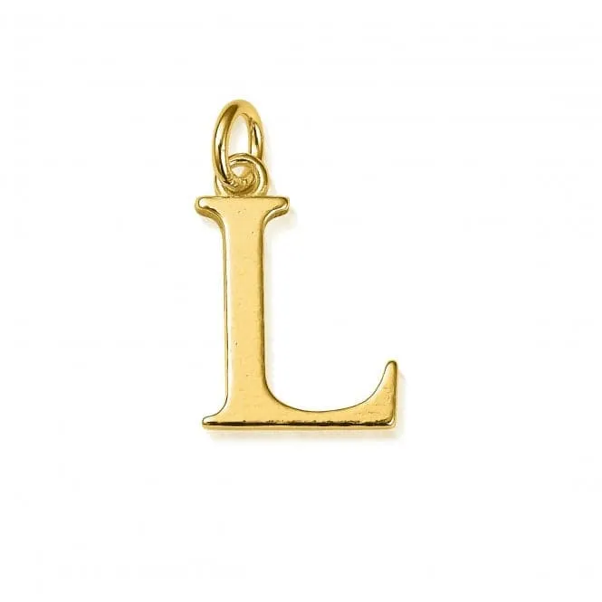 Gold Iconic Initial L Necklace GNCC4041L