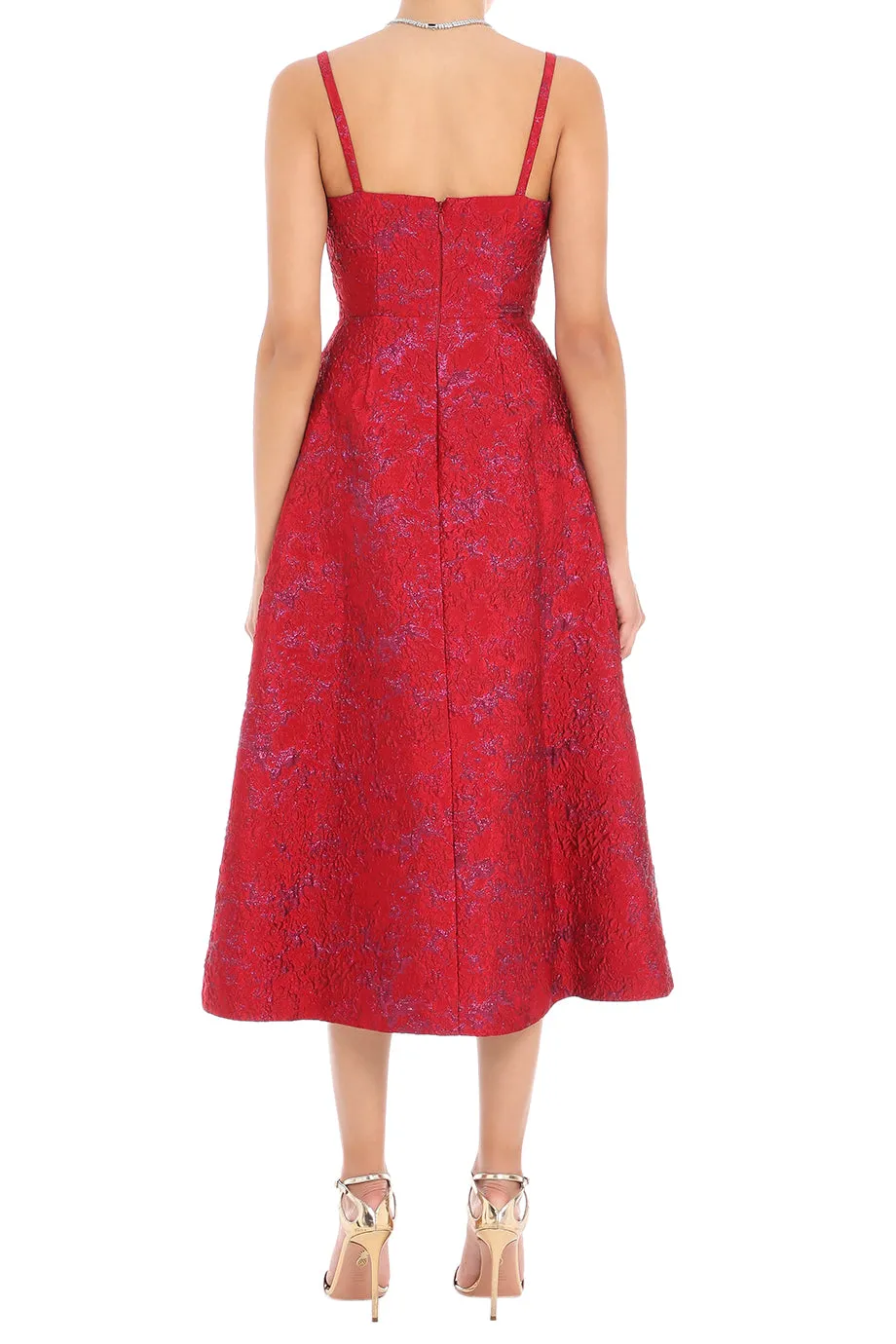 Isabela Jacquard Maxi Dress