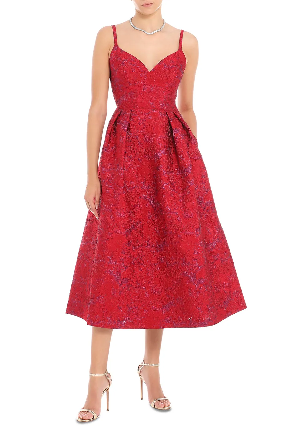 Isabela Jacquard Maxi Dress