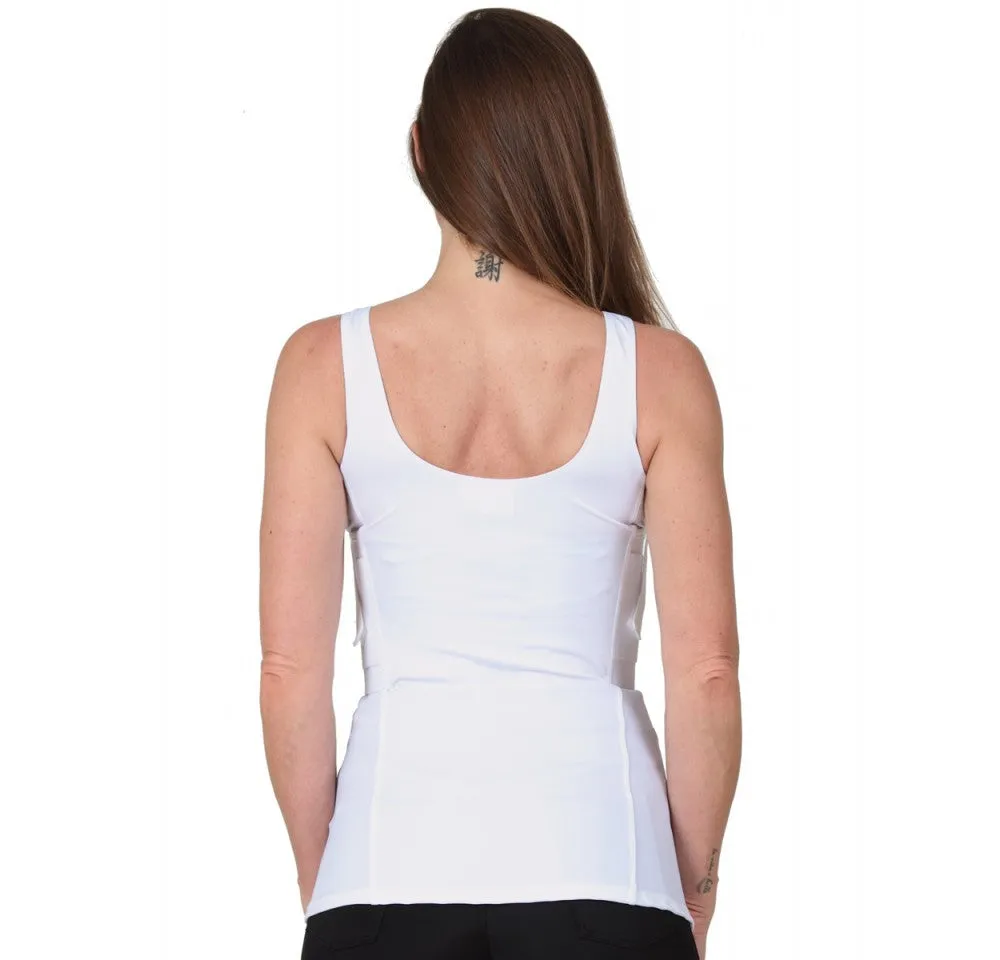 I.S.Pro Tactical Compression Women Undercover Concealed Carry Holster Scoop Tank Top WGT038 by InstantFigure - InstaSlim - InstantRecoveryMD