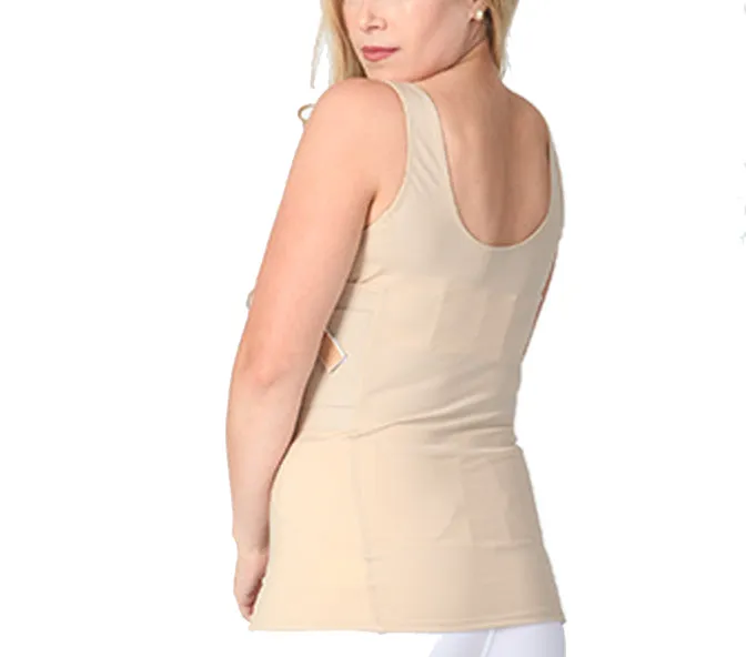 I.S.Pro Tactical Compression Women Undercover Concealed Carry Holster Scoop Tank Top WGT038 by InstantFigure - InstaSlim - InstantRecoveryMD