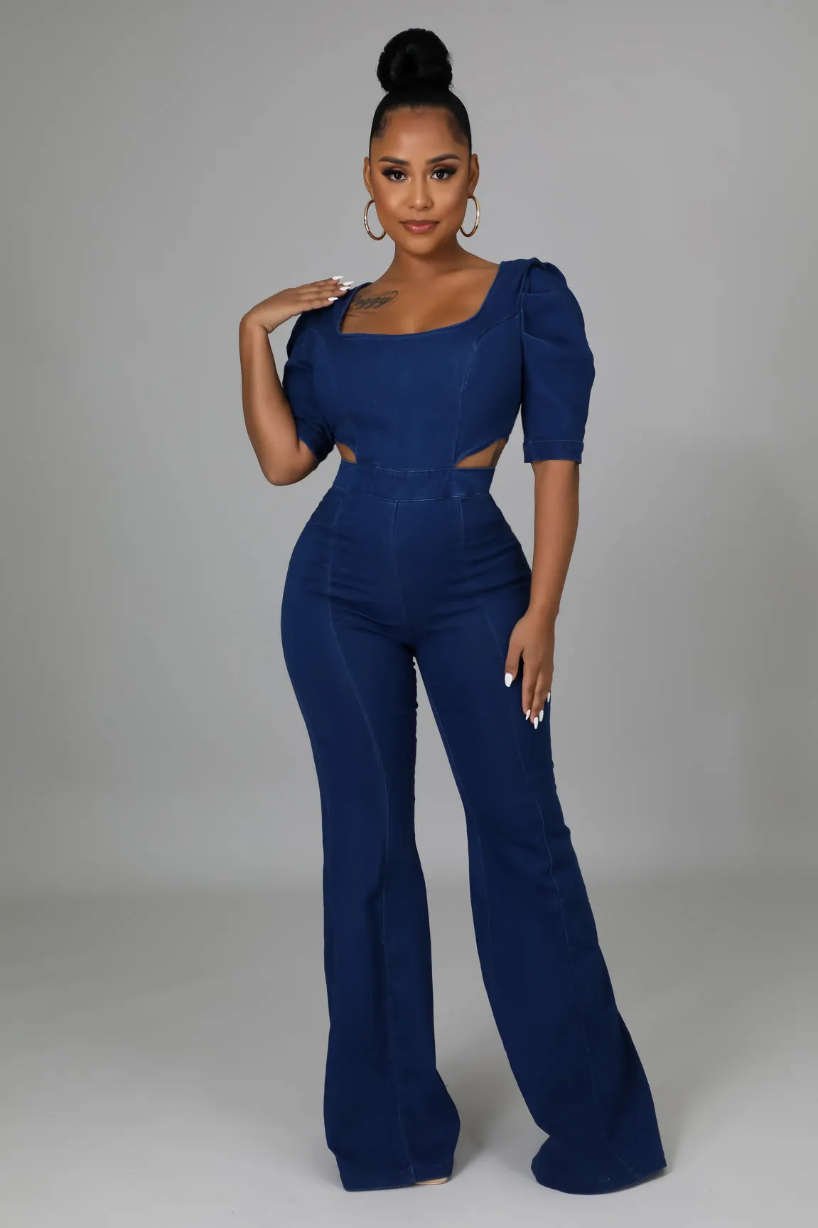 Jazmine Denim Jumpsuit