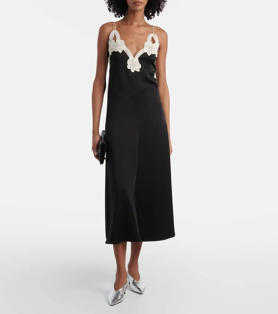Jil Sander Floral slip dress