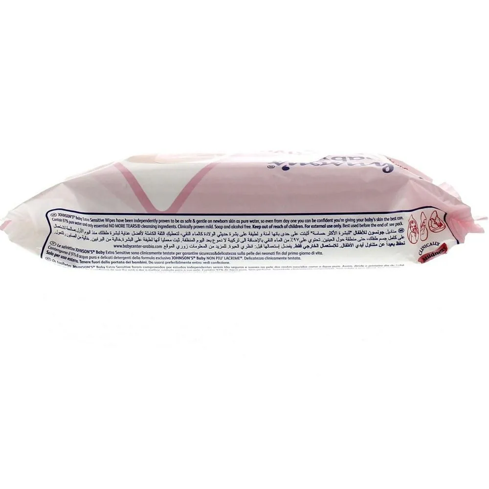 Johnson's Extra Sensitive Baby Wipes (56 x 6)