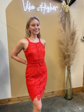 Like Roses Lace Dress