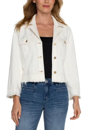 Liverpool - Boxy Jacket in Ecru