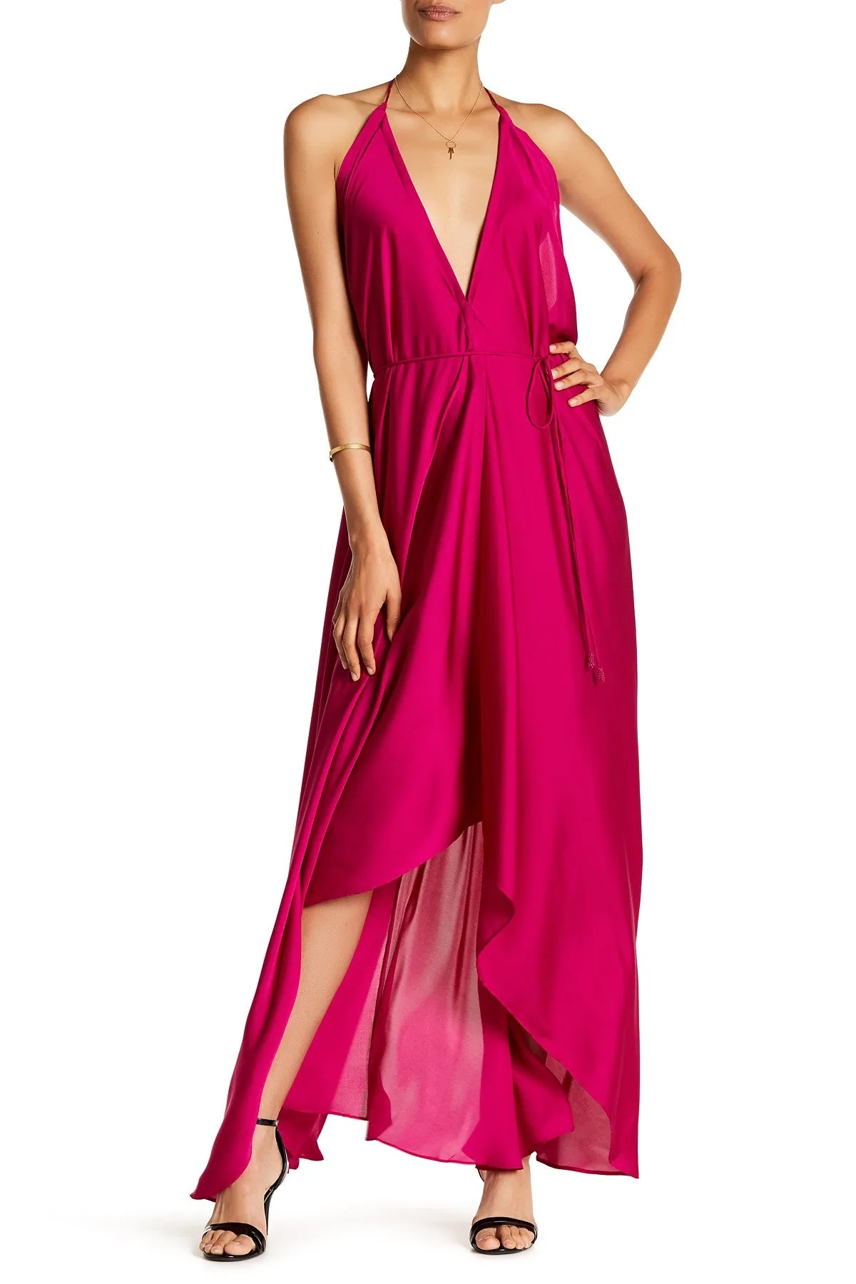 Long Asymmetrical Maxi Dress