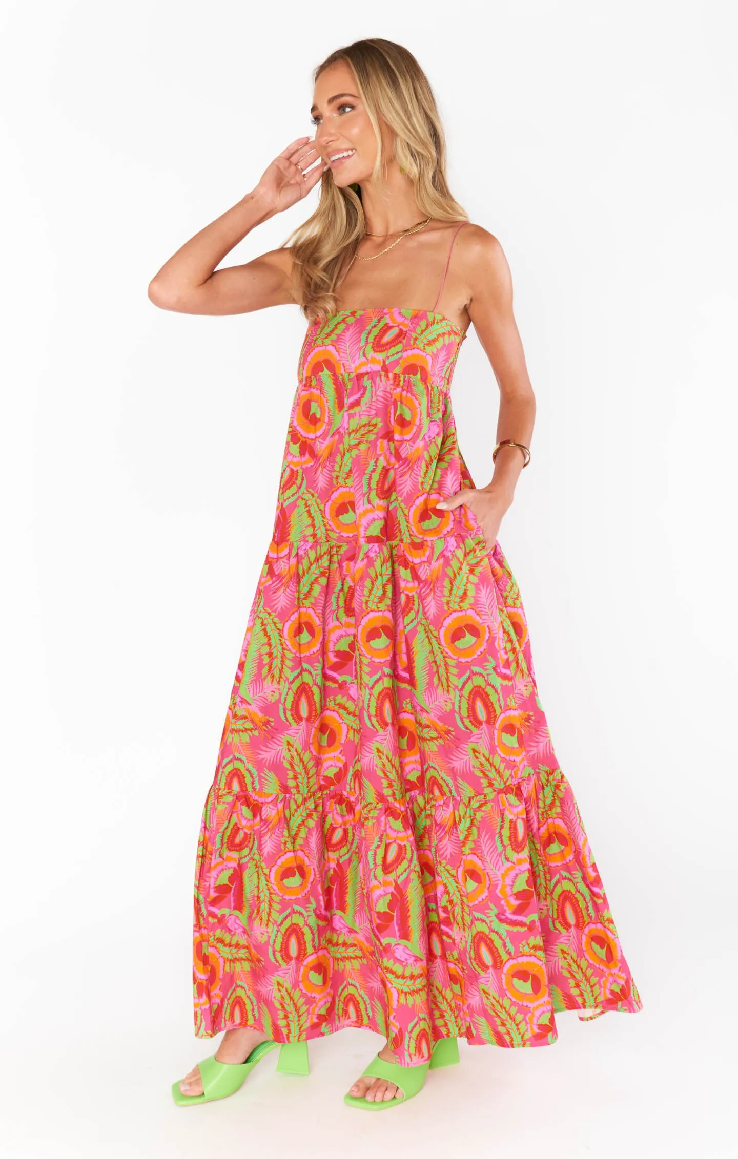 Long Weekend Maxi Dress ~ Paradise Palms