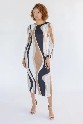 Margot Long Sleeve Midi Dress