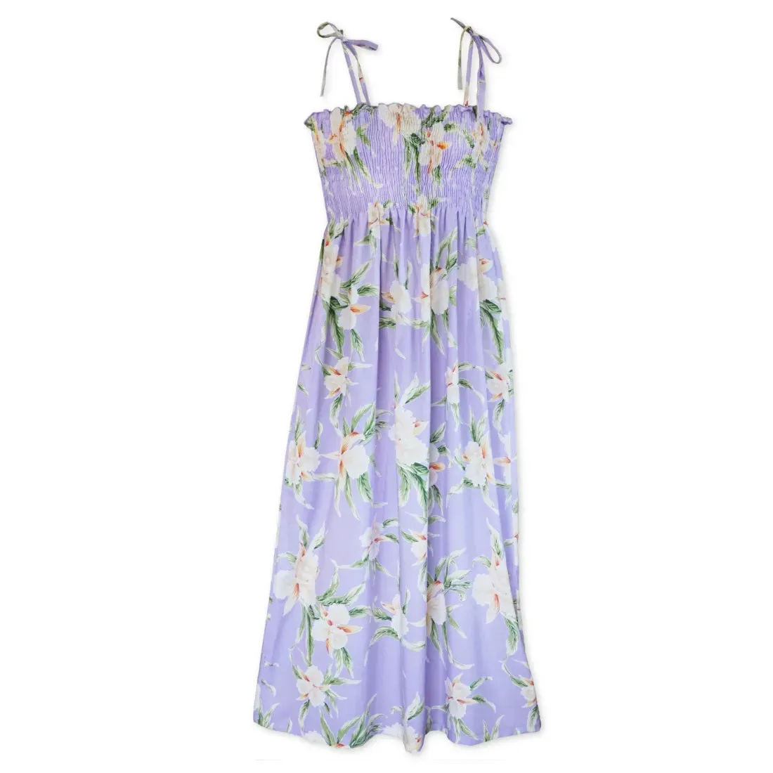 Mele Purple Maxi Hawaiian Dress
