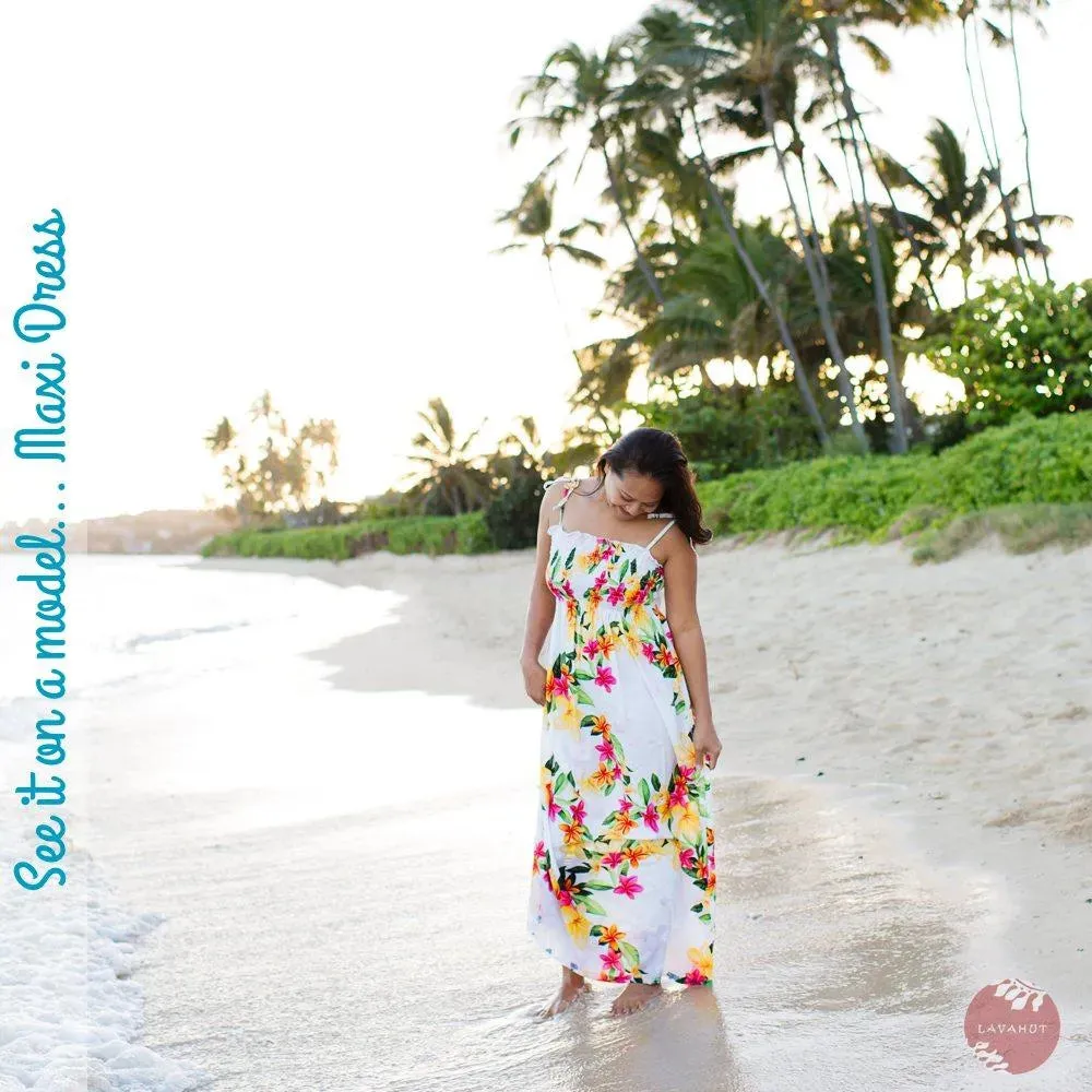Mele Purple Maxi Hawaiian Dress