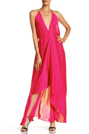 Multi Wear Pink Womens Maxi Dress