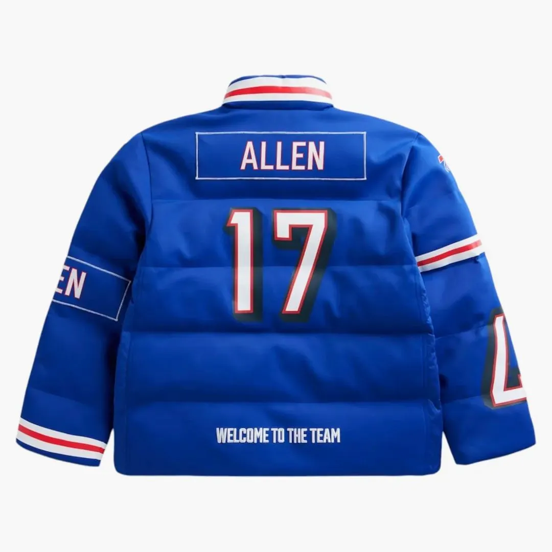 Off Season X Nfl Josh Allen Buffalo Bills Player Puffer Jacket Royal Blue