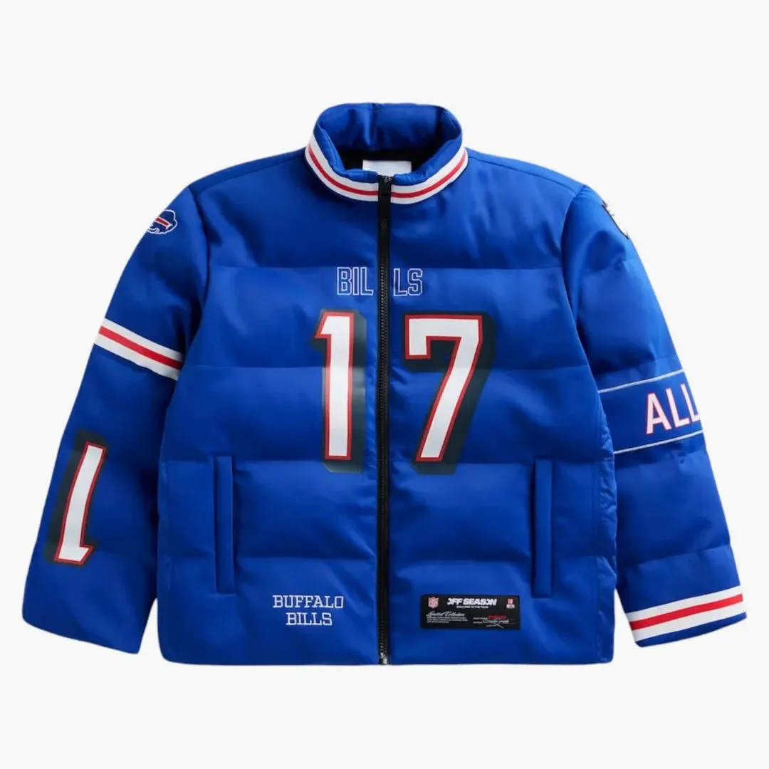 Off Season X Nfl Josh Allen Buffalo Bills Player Puffer Jacket Royal Blue