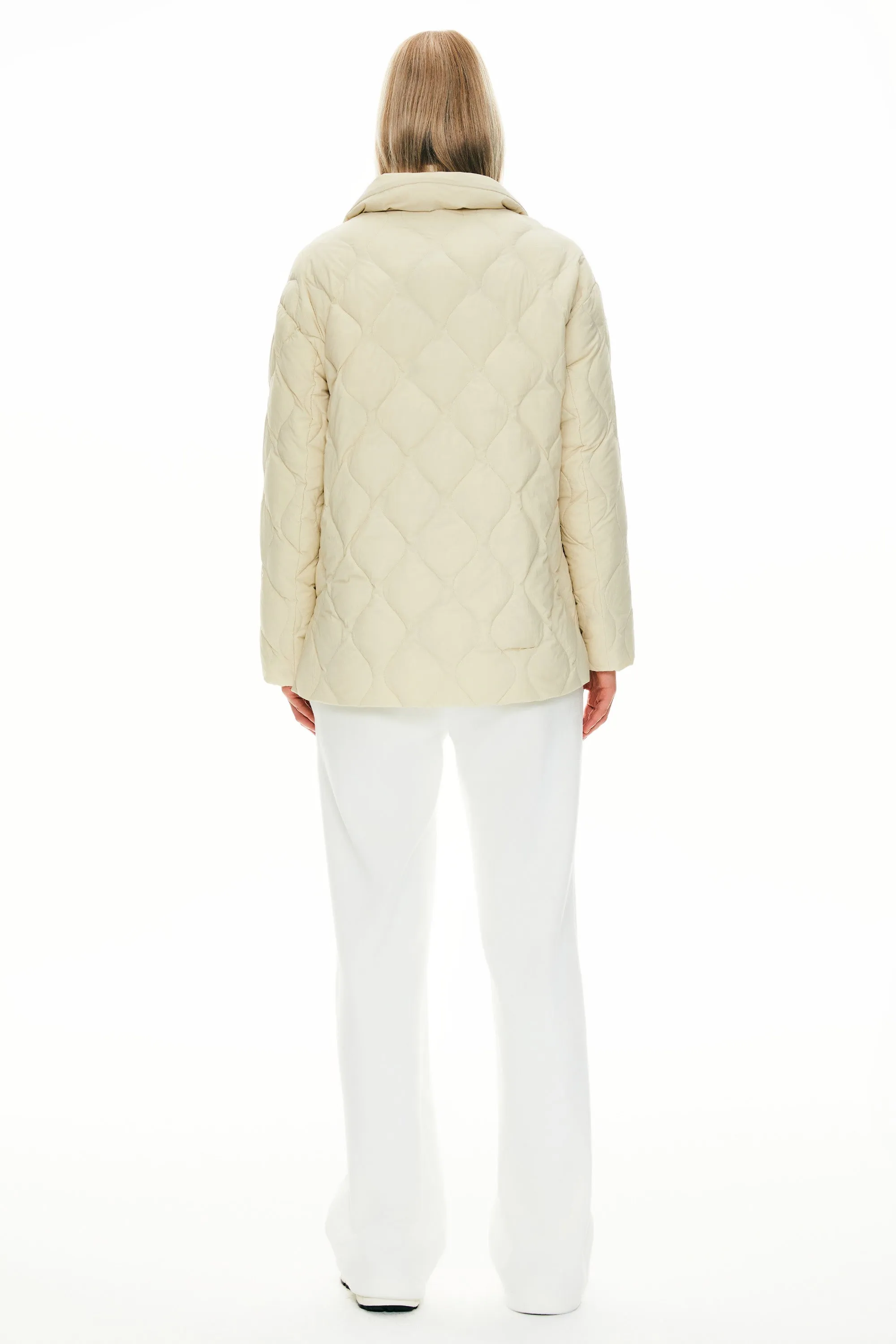 Oversized Puffer Jacket Lightweight Quilted