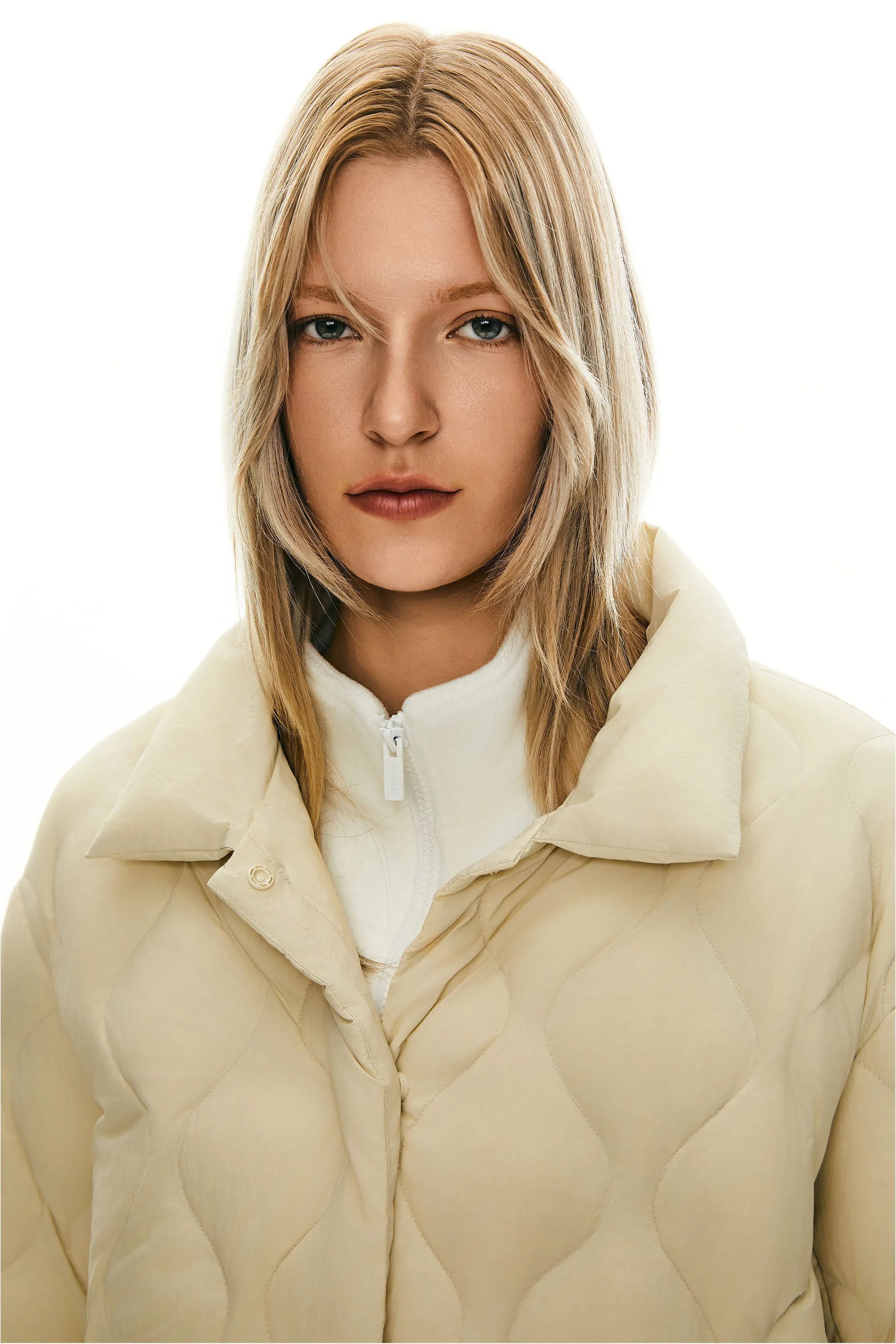 Oversized Puffer Jacket Lightweight Quilted