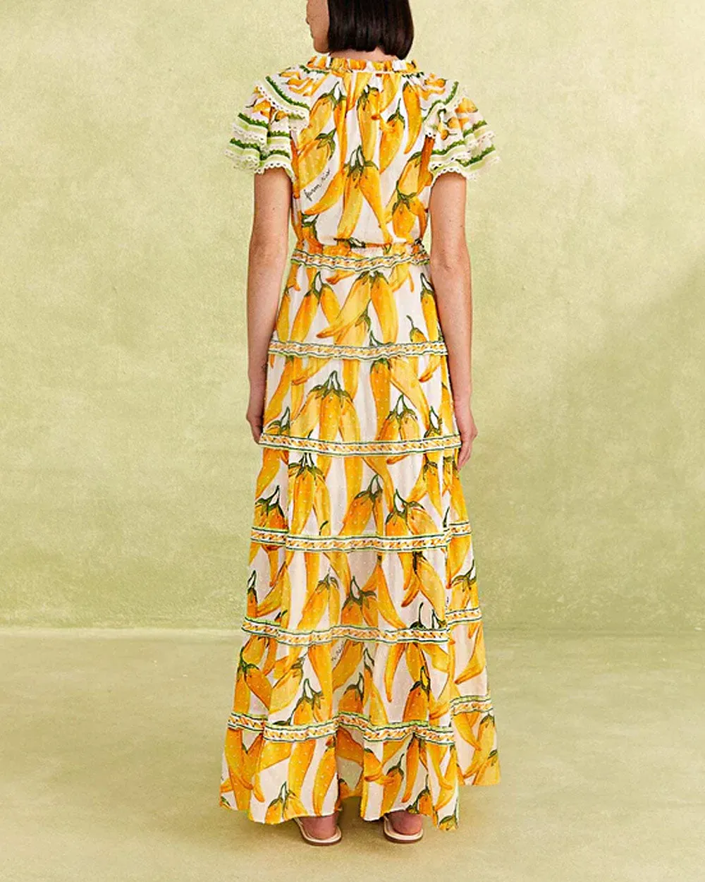 Peppers Off White Maxi Dress