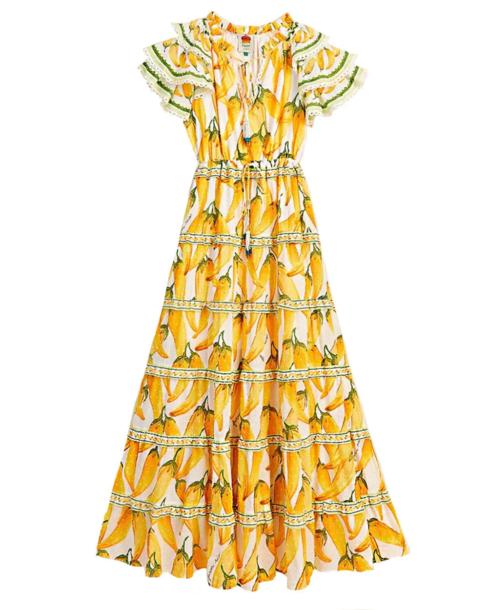 Peppers Off White Maxi Dress