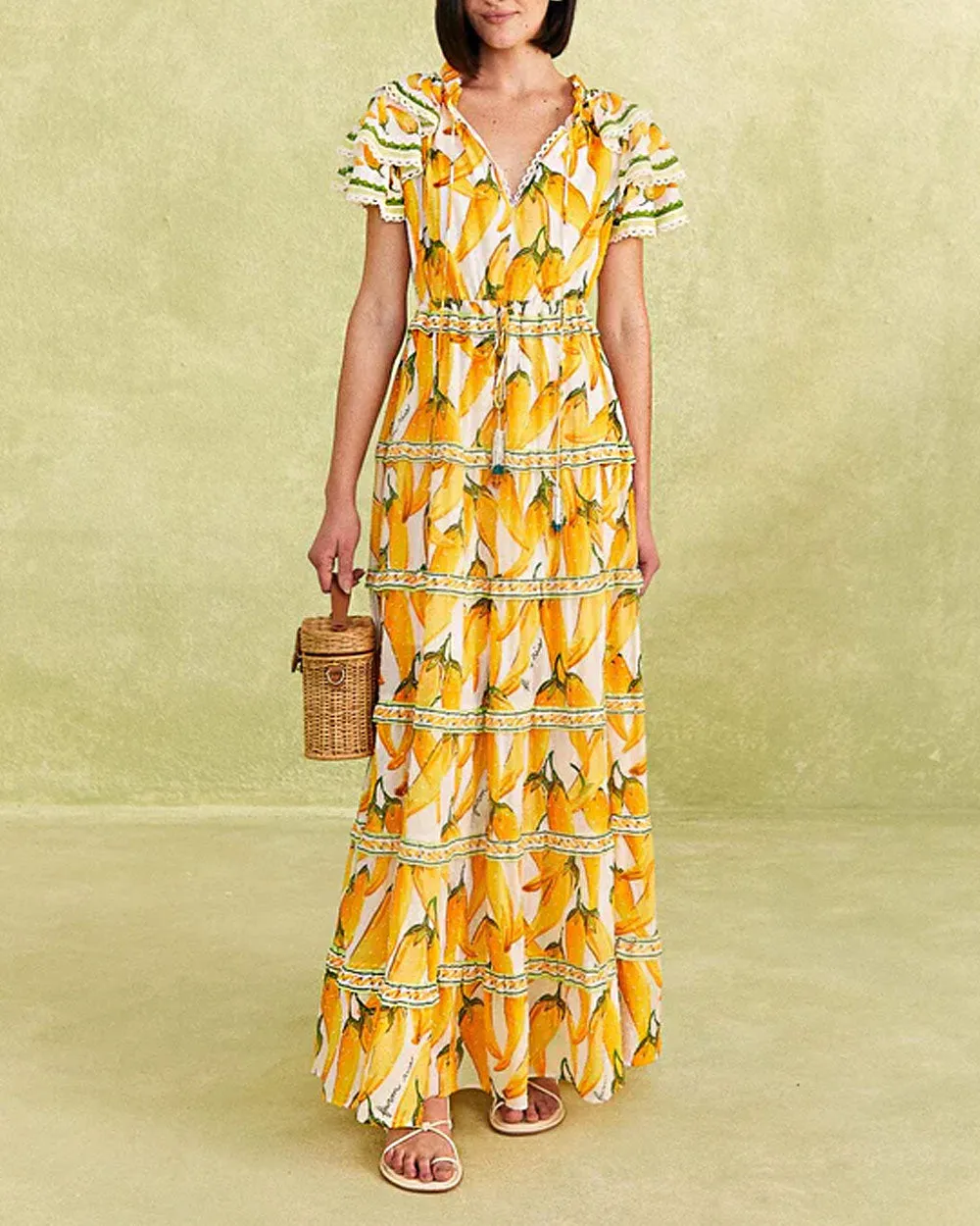 Peppers Off White Maxi Dress