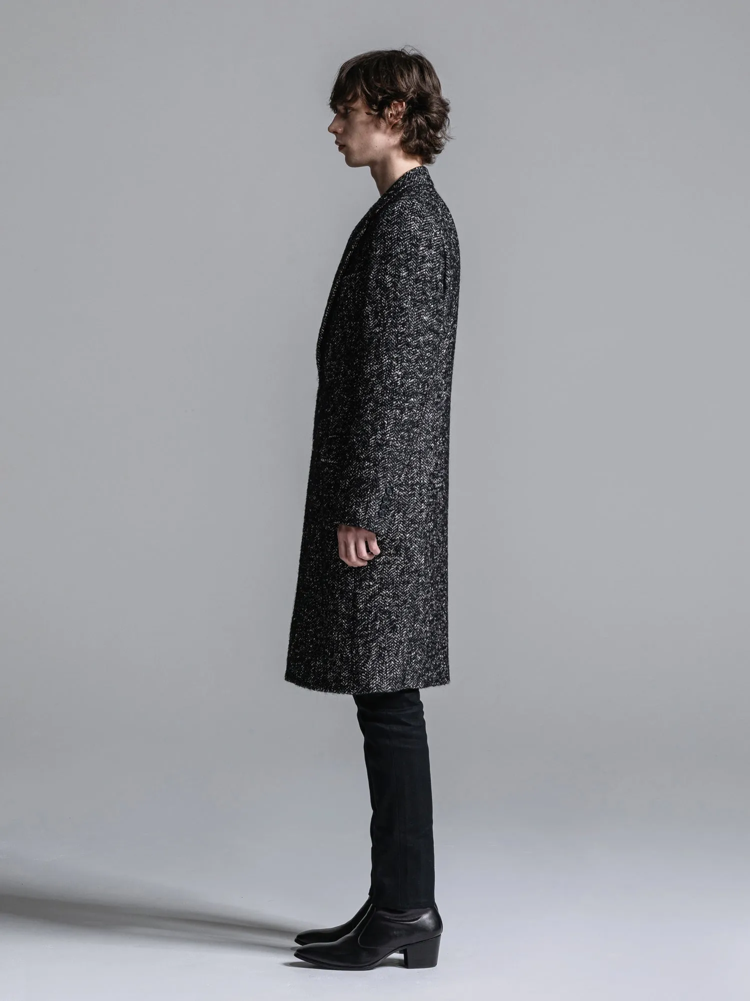 RAFANELLI TWEED CHESTERFIELD COAT [2025S/S]