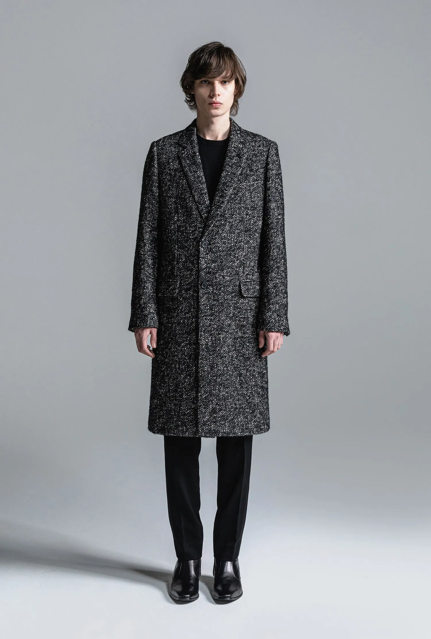 RAFANELLI TWEED CHESTERFIELD COAT [2025S/S]