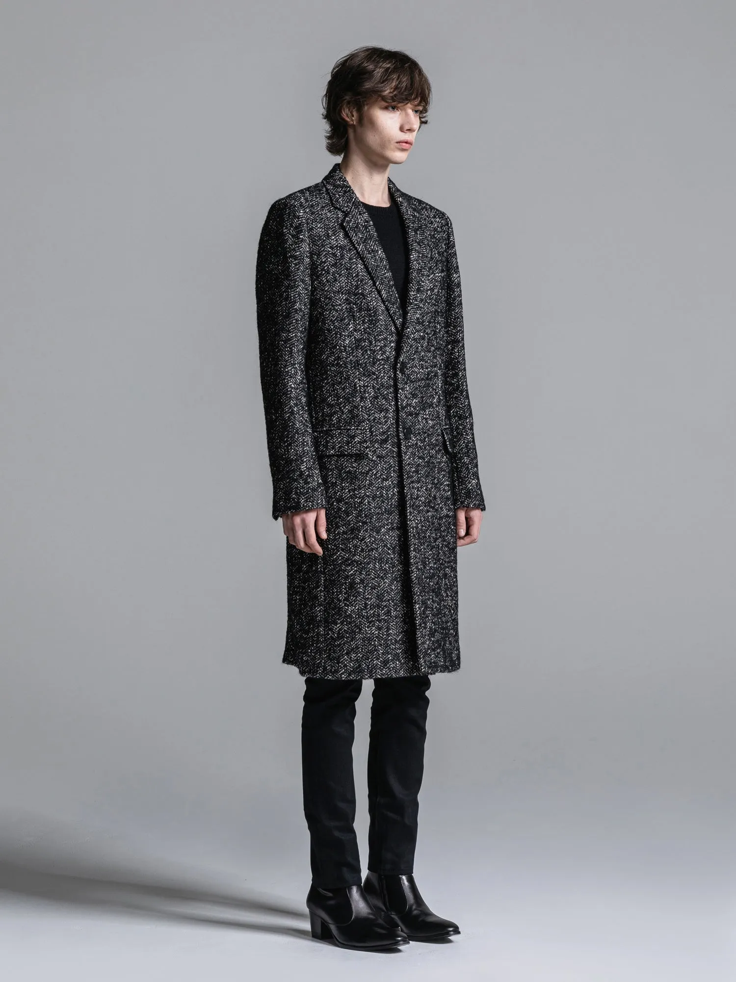 RAFANELLI TWEED CHESTERFIELD COAT [2025S/S]