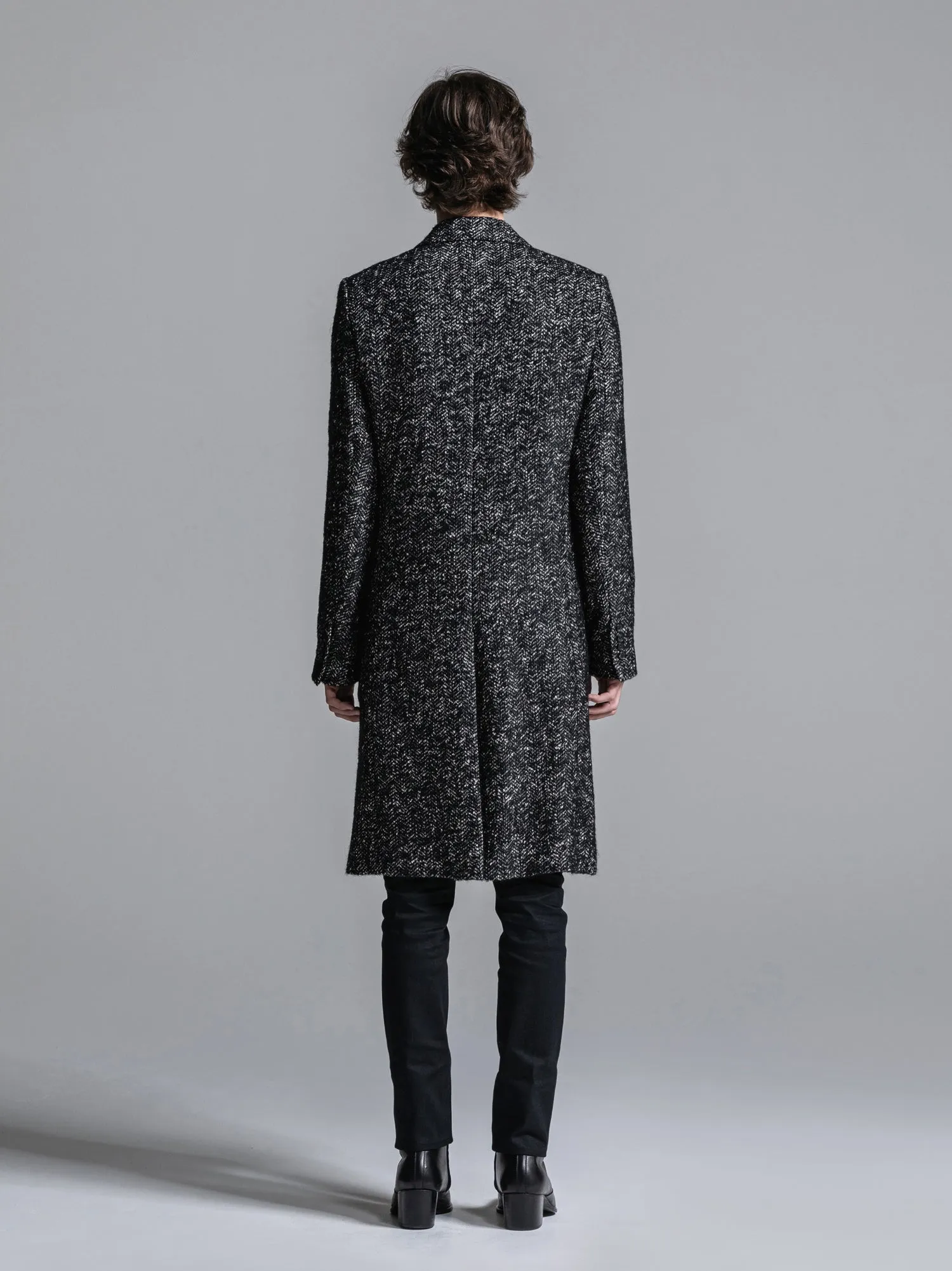 RAFANELLI TWEED CHESTERFIELD COAT [2025S/S]
